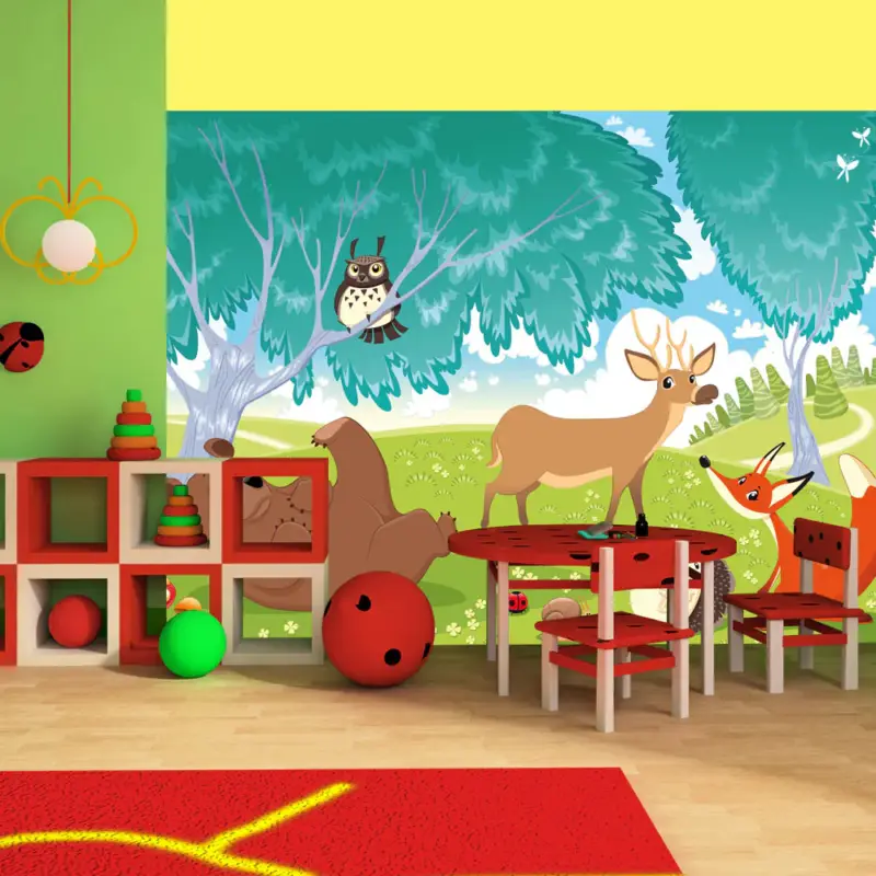 Vente Directe Fotobehang - De Dieren van Farthing Wood - 400x309