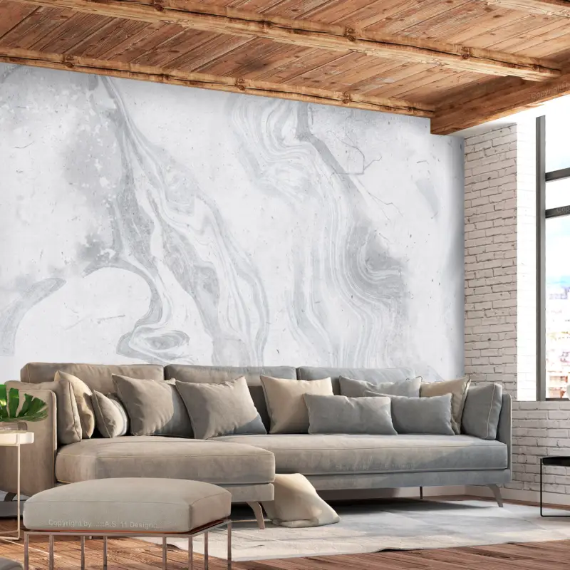 Top Vente Fotobehang - Cloudy Marble - 300x210