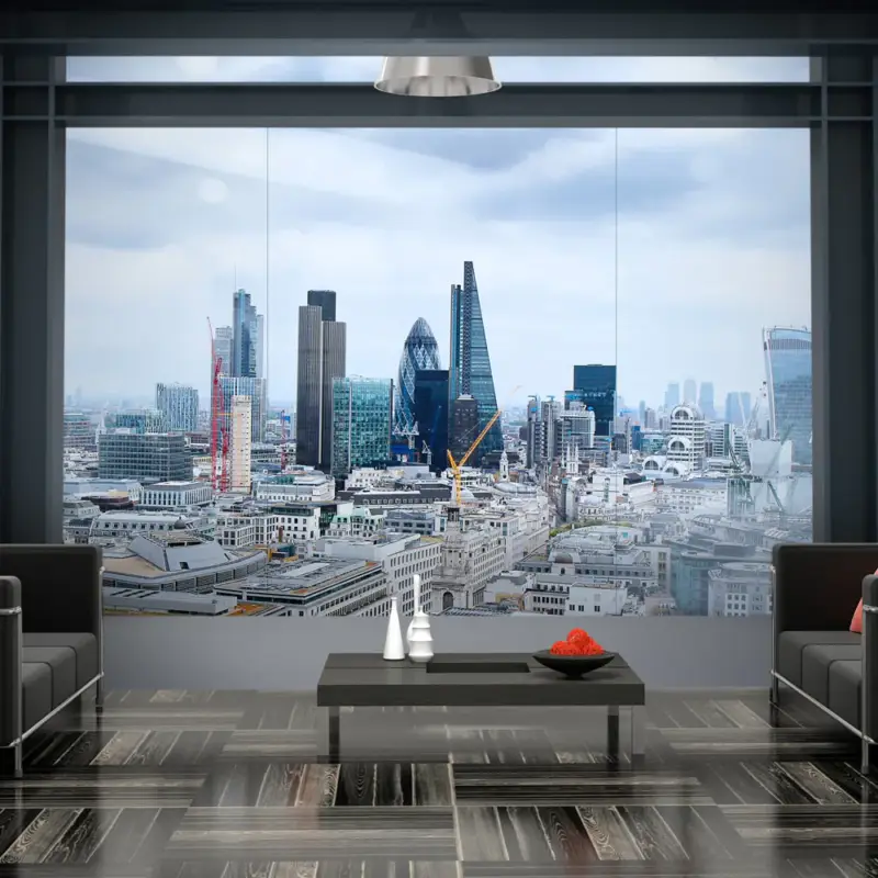 Acheter En Ligne Fotobehang - City View - London - 100x70