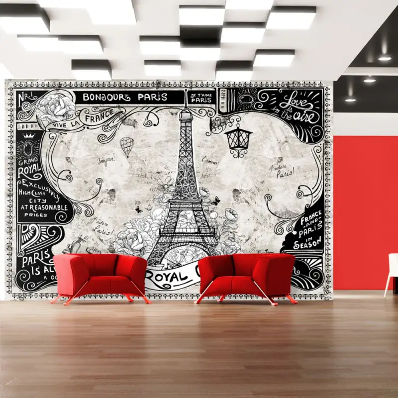 Vente Directe Fotobehang - Bonjour Paris - 150x105