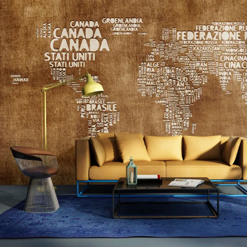 Vente Directe Fotobehang - Antieke Italiaanse kaart - 400x309