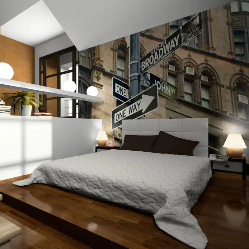 Acheter Direct Fotobehang - Alle wegen leiden naar Broadway - 350x270