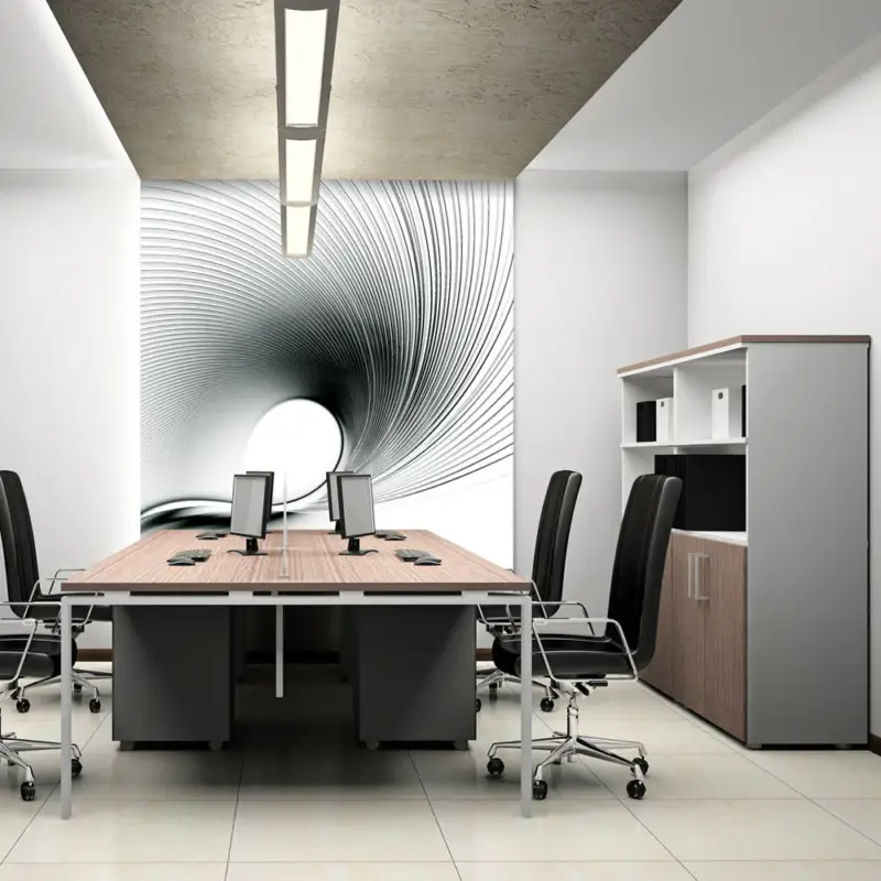 Achat Immédiat Fotobehang - Abstract fan - 200x154