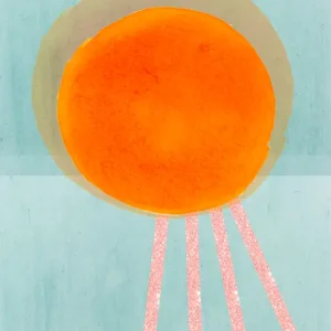 Zonneschijn in je zak posters & art prints door Anna Broström - Premium Poster - 50x70 Nouvelle Collection