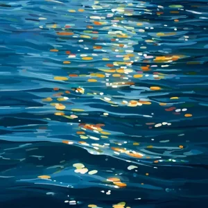 Zee Glitter posters & art prints door Nur Rydberg - Premium Poster - 50x70 Super Prix