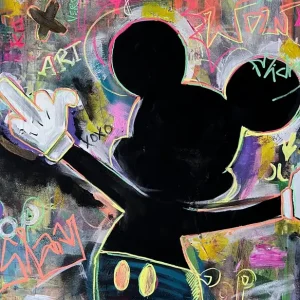 Zo lang Mickey fu-kers posters & art prints door Ronja Ojala - Premium Poster - 50x70 Authentique