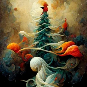 X-Mas Boom #3 posters & art prints door Dominik Stelzner - Premium Poster - 50x70 Super Prix