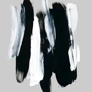 Abstracte penseelstreken 12 posters & art prints door Mareike Böhmer - Premium Poster - 50x70 Nouvelle Collection