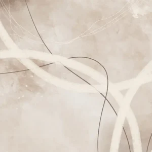 Abstracte lijnen Beige No1 posters & art prints door Ida Josefin Eriksson - Premium Poster - 50x70 Prix Cassé