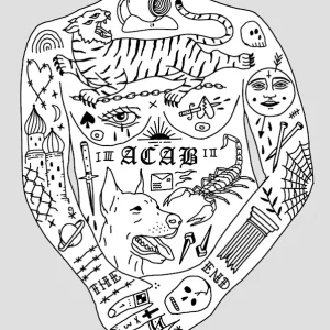 Acab posters & art prints door niklas hallberg - Premium Poster - 50x70 Promotion Saisonnière