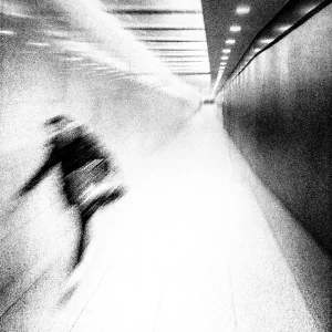 Zich haasten posters & art prints door Frank Andree - Premium Poster - 50x70 Offre Limitée