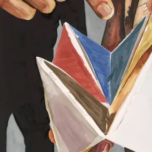 Zeg een kleur posters & art prints door Mimmi Scheibe - Premium Poster - 50x70 Marque