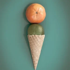 Zoete kalk posters & art prints door Cecilia Ekblom - Premium Poster - 50x70 Certifié