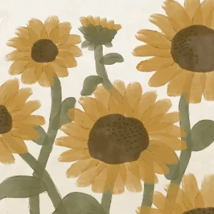 Zonnebloemen posters & art prints door Ateljé Anagram - Premium Poster - 50x70 Affaire À Saisir