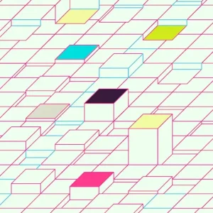 Achat Immédiat Kubussen posters & art prints door Pascal Deckarm - Premium Poster - 50x70