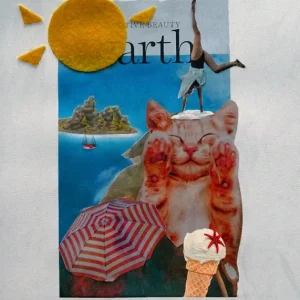 Zomervakantie posters & art prints door Aleksandra Stevanovic - Premium Poster - 50x70 Usine Directe