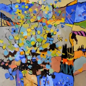 Abstract stilleven - 6622 posters & art prints door pol ledent - Premium Poster - 50x70 Offre Exclusive