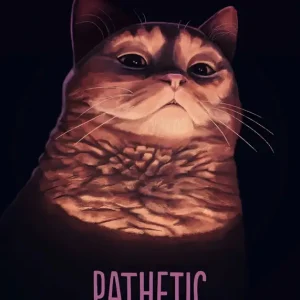 Zielige Kattenmeme posters & art prints door Mashzart - Premium Poster - 50x70 Bon Marché