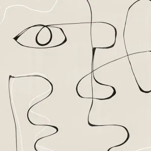 Abstract gezicht nr2. #2260848 posters & art prints door The Miuus Studio - Premium Poster - 50x70 Acheter En Ligne