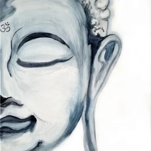 Aandachtig posters & art prints door Annika Eriksson - Premium Poster - 50x70 Prix Cassé