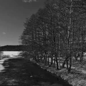 Zwart-witte waterweg posters & art prints door Max Claesson - Premium Poster - 50x70 Jusqu’à Épuisement Des Stocks