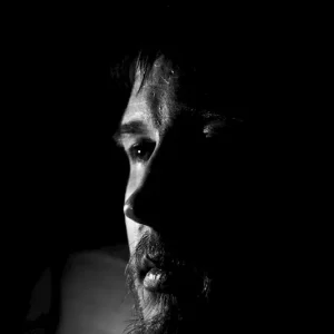 Zelfportret posters & art prints door Johan Stolt Westling - Premium Poster - 50x70 Prix Bas