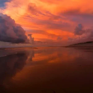 Zonsondergang posters & art prints door Hugo Ferreira - Premium Poster - 50x70 Soldes