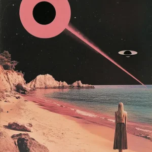 A Woman on a Beach posters & art prints door Samantha Hearn - Premium Poster - 50x70 Retour Gratuit