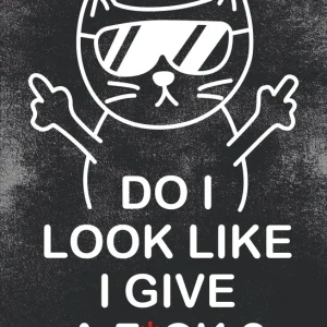 Zie ik eruit alsof het me iets kan schelen? posters & art prints door Bouzix - Premium Poster - 50x70 Petit Prix