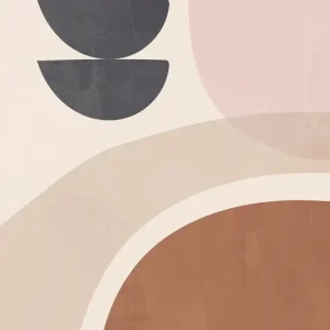 Abstracte vormen harmonie posters & art prints door Melloi Art Prints - Premium Poster - 50x70 Livraison Express