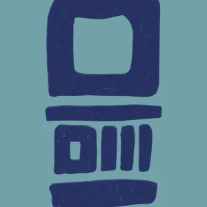 Abstracte geometrie posters & art prints door Joanna King - Premium Poster - 50x70 Vente Directe