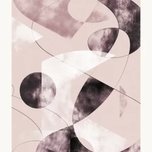 Abstracte Harmonie: Een Dans van Vormen en Schaduwen posters & art prints door Pictufy Studio II - Premium Poster - 50x70 Prix Bas