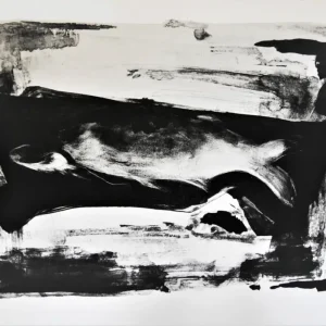 Abstracte elegantie: De dans van licht en schaduw posters & art prints door Doris Schmitz - Premium Poster - 50x70 Meilleur Choix