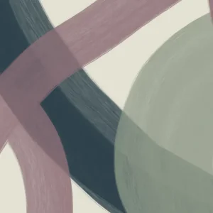 Abstracte Harmonie: Een Dans van Kleuren posters & art prints door Studio Palette - Premium Poster - 50x70 Petit Prix