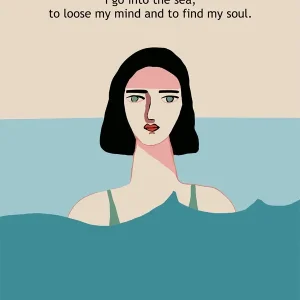 Zee van rust posters & art prints door Sharyn Bursic - Premium Poster - 50x70 Super Prix