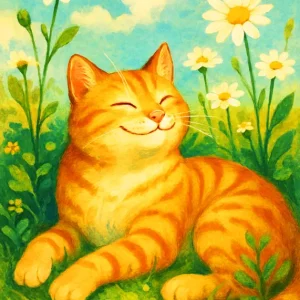 A Sunny Smile in the Meadow posters & art prints door aryasut - Premium Poster - 50x70 Prix Choc