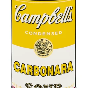 Zuppa di carbonara Campbell's posters & art prints door Simone De Rosa - Premium Poster - 50x70 Nouvel Arrivage