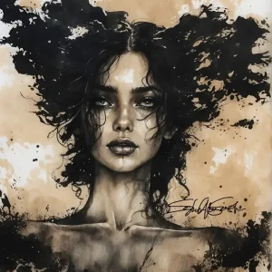 Zich verbeelden posters & art prints door Sofia Wall Ganestam - Premium Poster - 50x70 Solde