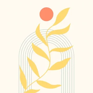 Abstracte Bogen &Natuur posters & art prints door Artprink - Premium Poster - 50x70 Solde