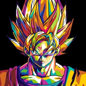 Achat Immédiat Goku posters & art prints door Shichiro Ken - Premium Poster - 50x70