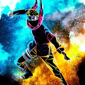 Ziel van naruto shippuden posters & art prints door Misandi . - Premium Poster - 50x70 Nouvelle Collection