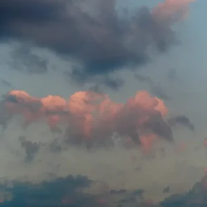 Wolken posters & art prints door Janina - Premium Poster - 50x70 Must-Have