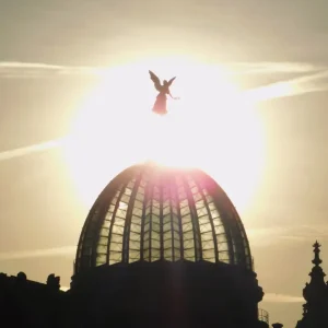 Zwevende engel met aura posters & art prints door Jördis Rosenpfeffer - Premium Poster - 50x70 Meilleure Vente