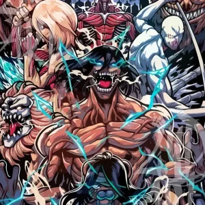 Aanval op titaan posters & art prints door Nami 9209 - Premium Poster - 50x70 Acheter Direct