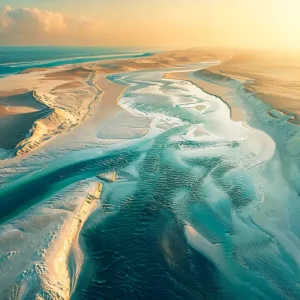 Zonsondergang Azul Rivieren II posters & art prints door Philippe HUGONNARD - Premium Poster - 50x70 Acheter En Ligne