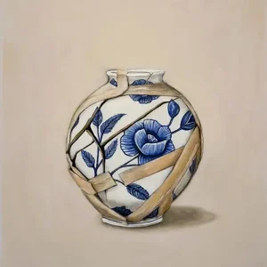 ZELFPORTRET posters & art prints door Josefine Häggkvist - Premium Poster - 50x70 Soldes