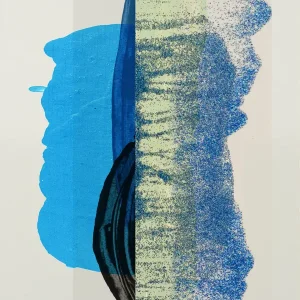 Abstracte Horizonten: Een fusie van kleur en vorm posters & art prints door Diana Jahns - Premium Poster - 50x70 Meilleure Vente