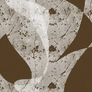 Abstracte elegantie: aardse tinten en organische vormen posters & art prints door Yuli Saputra - Premium Poster - 50x70 Affaire À Saisir