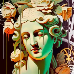 Zoete stedelijke droefheid posters & art prints door Dikhotomy - Premium Poster - 50x70 Prix Promo