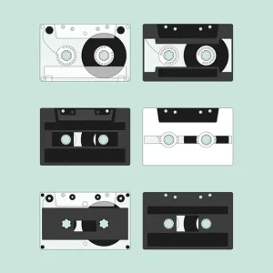 Achat Immédiat Cassette patroon #2 posters & art prints door Kathrin May - Premium Poster - 50x70